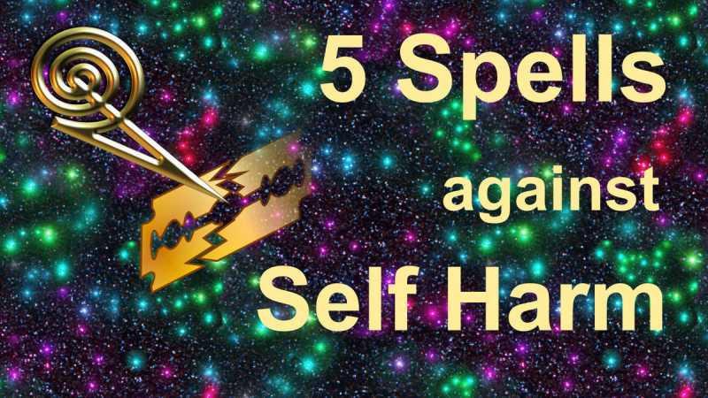 5 x Spell Against Self Harm