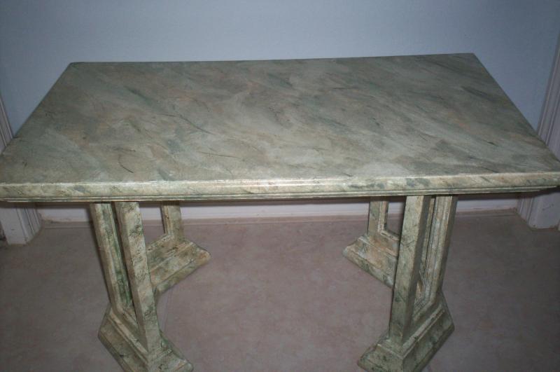 Good altar - an empty marble table altar inviting new magic!