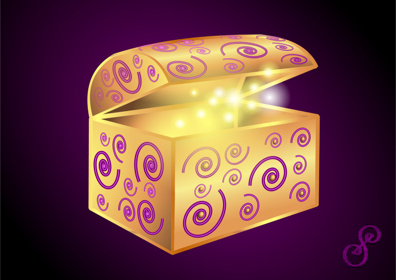 Magic Box with Magic Symbols