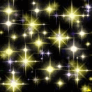Animated glitter stars yellow