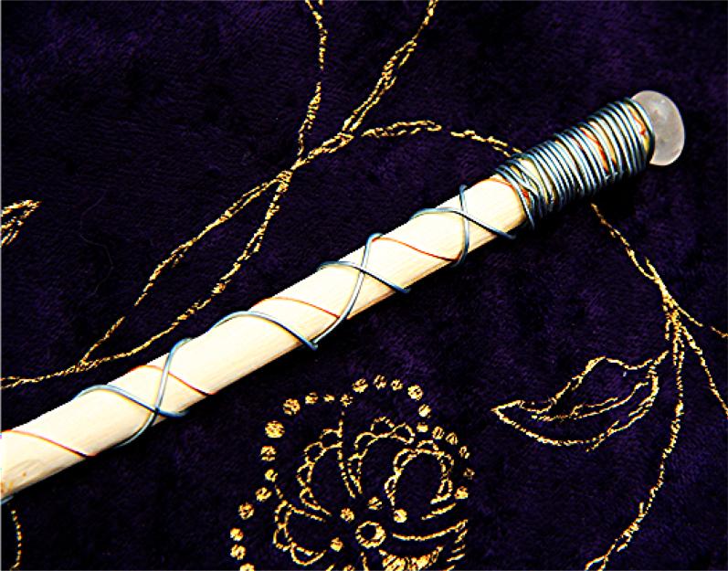 Third example of a wand wrap