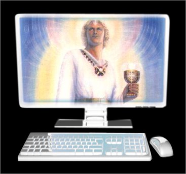 Computer and keyboard as an illustration for what an altar is